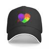 Scarlet Rainbow Heart Baseball Cap Trucker Hat Hip Hop Horse Hat Women'S Beach Outlet Unisex'S