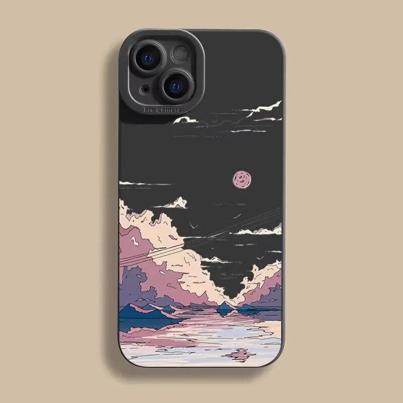 Soft Fashion Animation Lovely Phone For Iphone 14 Mini 12 XR 6 Plus 13 7 X Max Pro 6s 11 XS 8 TPU Silicone Soft Case Cover