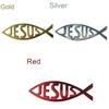 Popular Decoration Funny Jesus Fish Symbol Logo Vinyl Car Sticker Window Decal