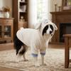 Warm Plush Pet Dog Jacket With 3D Cartoon Design Winter Large Breeds
