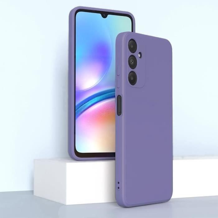 Silicone Case - Booling - for Samsung Galaxy A14 5G - Ultra Slim - Flexible - Matte Dark Purple