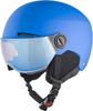 ALPINA ZUPO VISOR Visor Helmet with Size Blue Kids' Ski/Snowboard Dial-Type Adjustment, Matte, 54-58cm