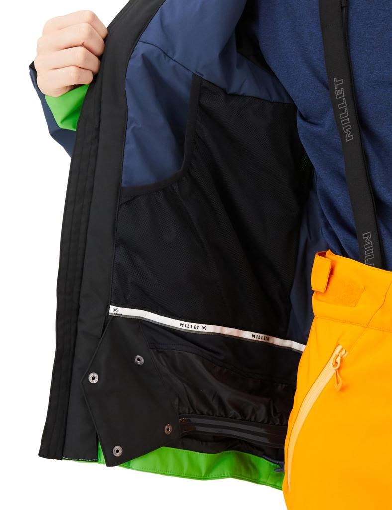 Waterproof Jacket Telluride Jacket MIV9215 L [Millet] Men's CHLORO/SAPHIR