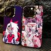 H-hazbin hotel V-veggie Чехол для телефона для iPhone 17,16,15,14,13,12,11 Plus,Pro Max,XS,Разноцветный Серебристый Черный Чехол