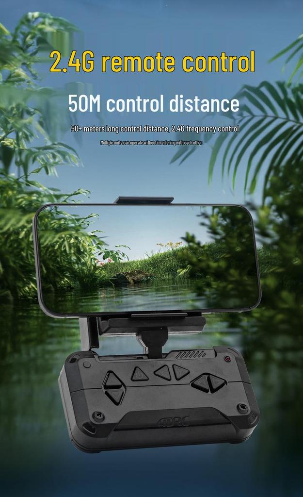 S11 4DRC Electric Camera Remote-Control Dinosaur Boat with Water Spray Toy for Kids