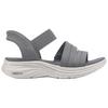 Skechers Слипоны Удобные Мягкие Пляжные Сандалии Женские сандалии Угольный 120006-CCL