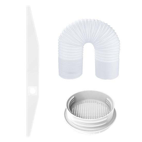 Портативный соединитель выхлопного шланга кондиционера Адаптер шланга переменного тока Водонепроницаемый Устойчив к ультрафиолетовому излучению Простая установка Регулируемый универсальный соединитель шланга переменного тока Детали