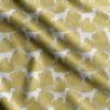 Dog Print,  Cotton Cambric, Quilting Fabric Sold by The Yard 42 Inch Wide, Medium Weight Cotton Fabric,
