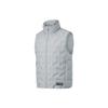 Li Ning Fitness Series Solid Color Stand Collar Reflective Down Vest Men Vests Ultimate-Gray AMRT049-1