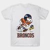 Мужская черная футболка с принтом Snoopy Denver Football Ретро Фанат Печать на бумаге для трансфера без вырезания Хлопковая футболка
