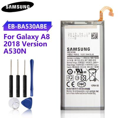 Оригинальный сменный аккумулятор EB-BA530ABE для Samsung Galaxy A8 2018 версии A530N SM-A530N 3000 мАч
