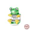 Original Owl Beads 100% 925 Silver Lucky Cat Elephant Charms Fit Original 925 Bracelet DIY Jewelry Making Women's Gift