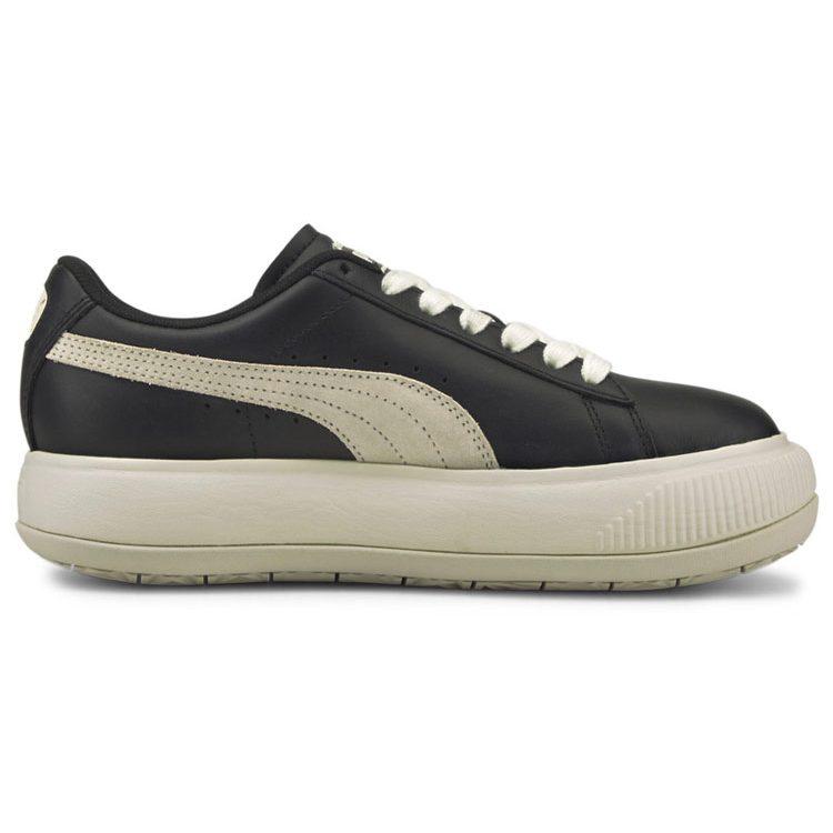 Puma Замша Маю Черный Повседневные Кроссовки Белые Женские 381042-02