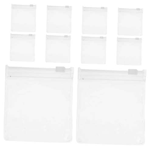 SEWOART 24 штуки прозрачных многоразовых маленьких пакетиков для таблеток, органайзер для путешествий, мини-пакетики с застежкой, влаго- и прочностные, легкий и компактный дизайн