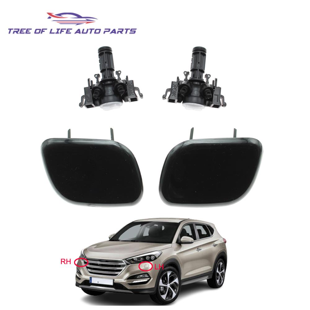 Для Hyundai Tucson TL 2015 2016 2017 2018 передний бампер фара лампа омывателя распылительная насадка для чистки насоса крышка привода