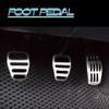 NonSlip AT MT Gas Brake Foot Pedal Pad Cover Kit For Nissan Qashqai J11 X-trail T32 Rogue Sport For Renault Kadjar Koleos QM6