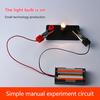 (Sophieles)Electric Circuit Kit Kids Student School Science Light Bulbs Toy Educational DIY