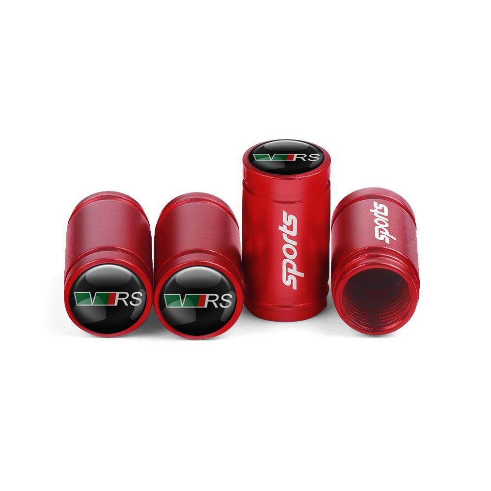 uwhxm4 Tire Valve Caps Decorative Tyre Wheel Stem Air Valve Cover for Skoda Octavia Rapid Fabia Superb Kodiaq Scala Karop Kamiq Citigo
