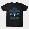 Мужская черная футболка с принтом Camp Nightwing Color War 78 - Shadyside Печать на термотрансферной бумаге без вырезки Хлопковая футболка