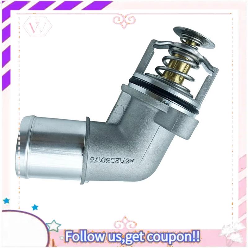 Easy To Use 6712030175 Engine Coolant Thermostat Assembly Housing For Ssangyong Actyon C Rodius Stavic Rexton KORANDO SUV C200