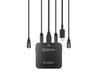 BOYA 2 Person Digital Lavalier Microphone with Output Cable for Computer Black BY-DM20 Lightning/USB-C/USB iPhone/iPad/Smartphone/Tablet/Mac/PC