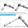 Tire Replacement Adapter Extension Rod Industrial Grade Torque Wrench Set Double Scale Pre Set Type Ratchet Torque Wrench Sleeve