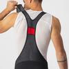 CASTELLI Men's Endurance 3 Bib Shorts for Road/Gravel Cycling, Black, Large