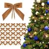 24pcs Christmas Velvet Bow Christmas Tree Decoration Festival Bow