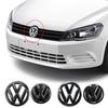 2026 Горячий Для VW VOLKSWAGEN 2 шт. Хромированный Автомобильный Передний Значок Решетки Радиатора 137 мм + Задний Значок Крышки Багажника 115 мм Автомобильный Значок Для Volkswa