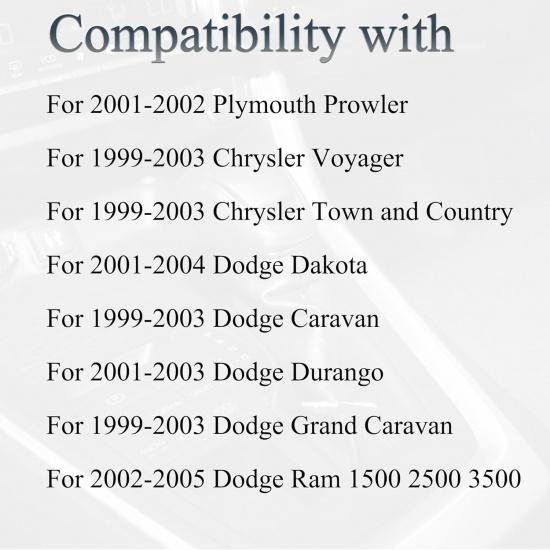 Key Fob Replacement Fits For Dodge Ram 1500 2500 3500 2002-2005, Chrysler Town Country Voyager 1999-2003,Dakota 2001-2004, Durango 2001-2003, Caravan