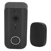 Беспроводной видеодомофон с камерой Wi-Fi с длительным временем ожидания, инфракрасным ночным видением, двусторонним разговором и обнаружением движения