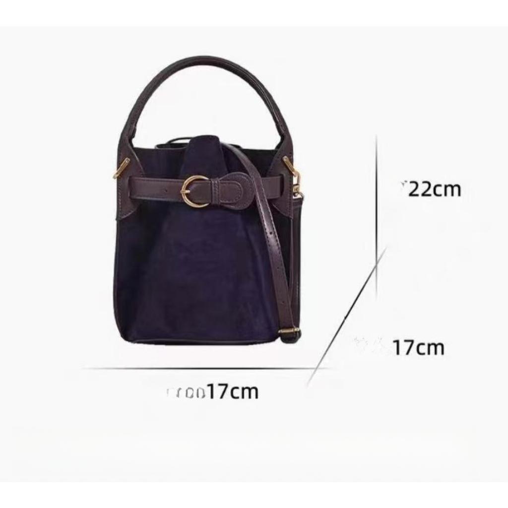 Purple, Velvet Bags, Bucket Bags, Women's Bags, Single-shoulder Bags, Crossbody Bags