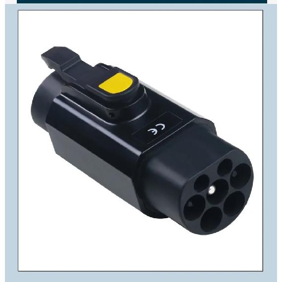 16A 32A EV Adapter Type 2 IEC 62196-2 To Type 1 Electric Car