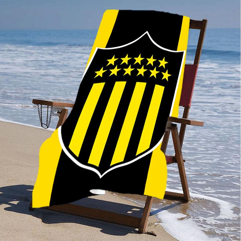 1pc Penarol Beach Towel, Beach and Seaside Swimming Pool Equipment, Fashion Pattern, Rectangular, Travel Essentials
