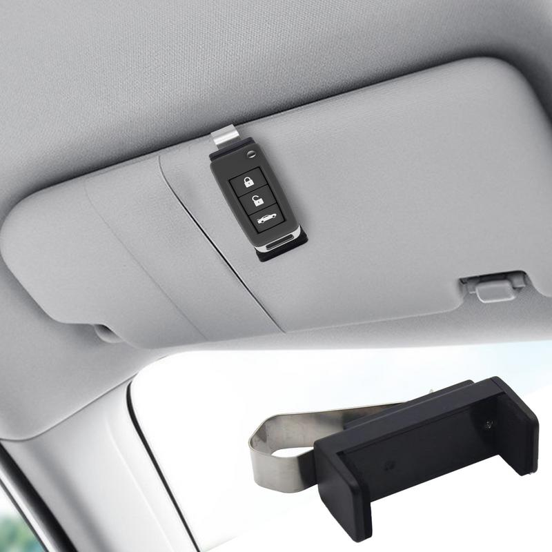 45-67mm for Garage Door remote control Adjustable Clips Stand Support Car Sun Visor Clip Holder Mount Stand Replacement