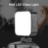 Mini LED Video Light 5W Photography Fill-in Lamp 6500K Dimmable, 2pcs + Handheld Smartphone
