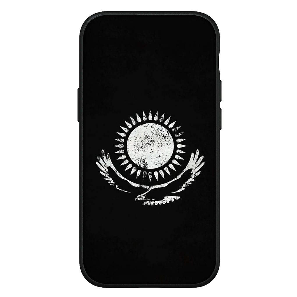 Чехол для iPhone 16 15 Xiaomi Redmi Note 14 13 12 11 Pro Max X 8 9 16e Samsung Galaxy S25 S24 S23 Moto G85 14C OPPO Huawei Казахстан Флаг телефон чехол