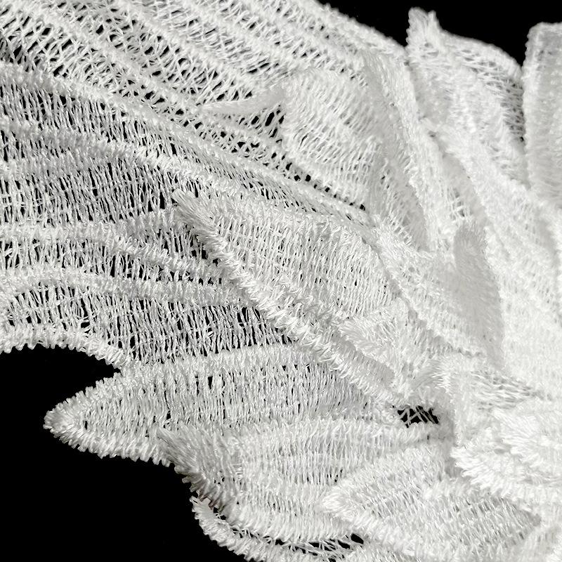 «Водорастворимая аппликация с цветочной вышивкой «Крылья ангела»»