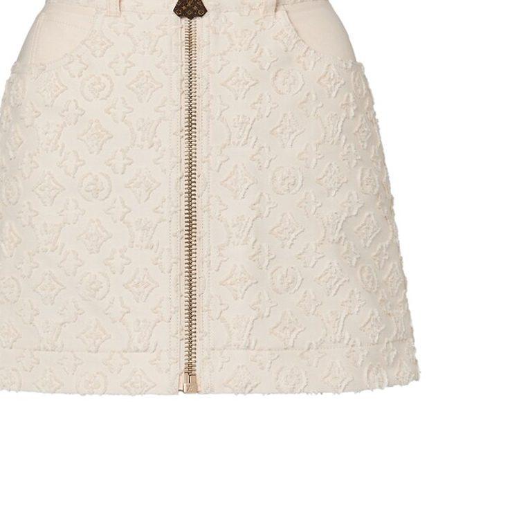 Louis Vuitton Мини-юбка с монограммой Fil Coupe 1AFUQ3