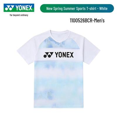 YONEX Бадминтонная футболка с коротким рукавом, быстросохнущая