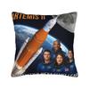Artemis II Миссия на Луну Наволочка Ретро Модная Наволочка Для Стула Дивана Домашний Декор Мягкая Наволочка Подарок