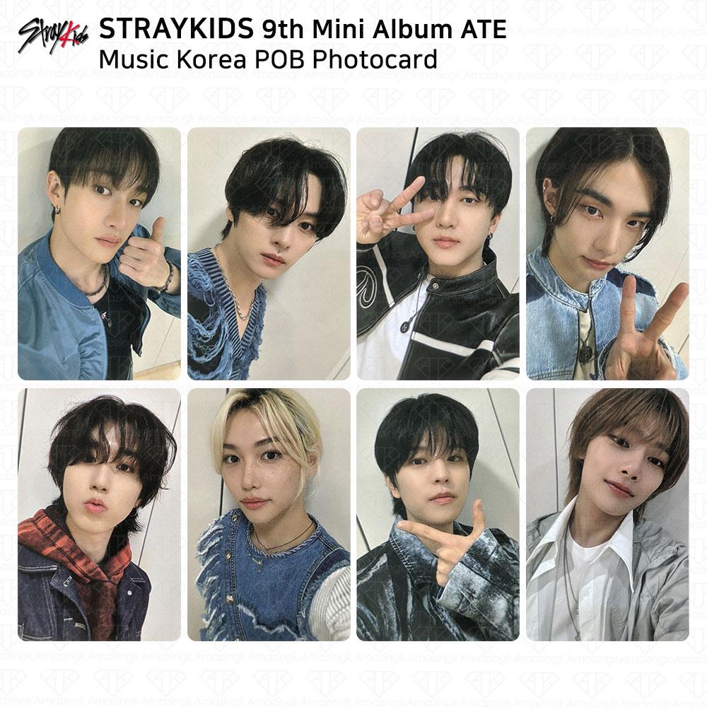 Stray Kids 9-й мини-альбом ATE POB Photocard AppleMusic Aladin Withmuu SKZ KPOP