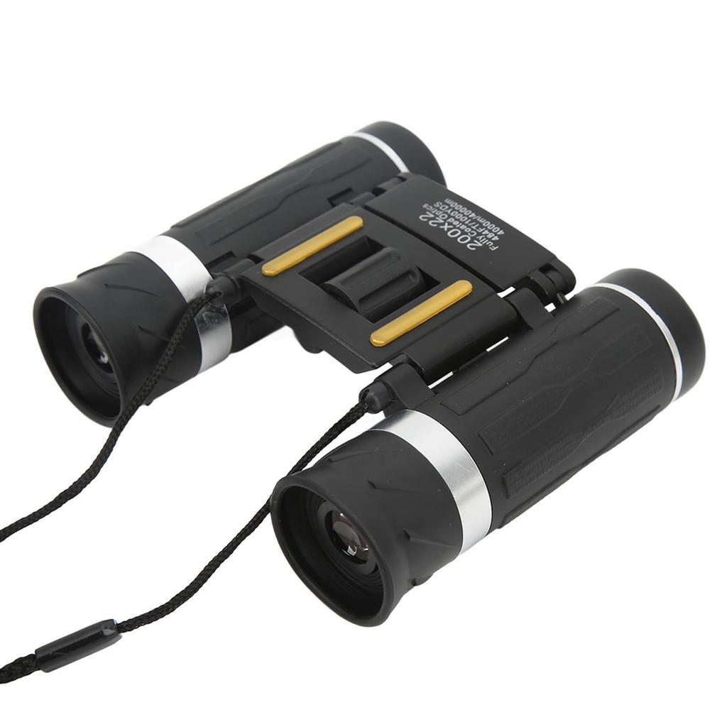 200x22 Компактный бинокль Высокой четкости Оптическое стекло Портативный Мини бинокль Телескоп для