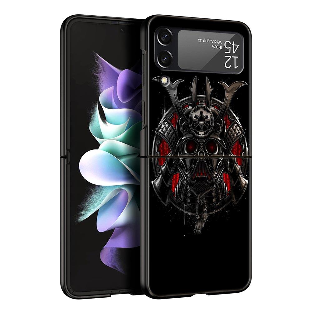 Чехол для телефона Samurai Oni Mask для Samsung Galaxy Z Flip 3 4 5, складной чехол для Samsung Z Flip3 Flip4, жесткий чехол-бампер для ПК