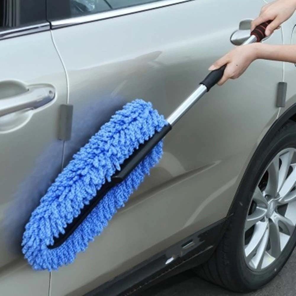 Scratch-Free Car Wash Brush Retractable Handle Dust Removal Tool Special Mop Car Duster  Home Use