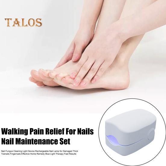 Свет для лечения грибка ногтей 910 нм Инфракрасный свет 460 нм Синий свет Ногти на ногах Очистка ногтей от грибков Устройство для удаления онихомикоза Светодиодная терапевтическая лампа
