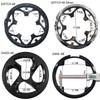 Bicycle Cycling Crankset Protector Cover Chainring Crank chain wheel guard Bike chainwheel Protective Cover Sprocket Protection