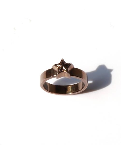 Bonbeau Double Star Point Chic Simple Ring Star Point Unique Bold Ring (C Type)