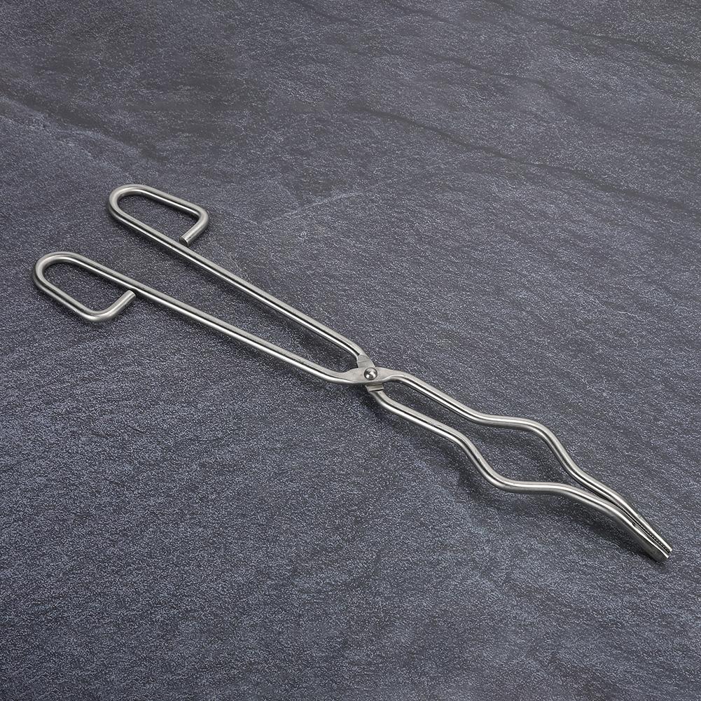 40cm Crucible Tongs Metal Laboratory Supplies Stainless Steel Beaker Holding Clamp