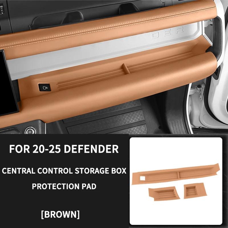 For Land Rover Defender L663 Organizer Stowing Tidying Silicone Pad for Passenger Side Dashboard Center Console Anti-slip Mat